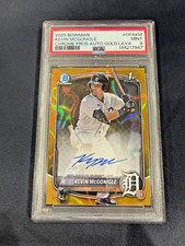 2025 Bowman Kevin McGonigle 1st GOLD AUTO Lava /50 PSA 9
