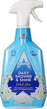 Astonish Daily Shower and Shine, Vegan and Cruelty-free Shower Spray, 750ml, Whi