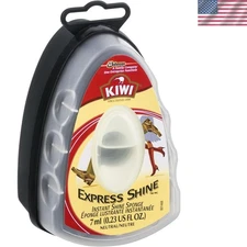 Compact Shoe Shine Sponge - Quick Neutral Shine for Home, Office, and Travel