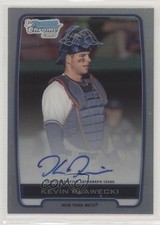 2012 Bowman Draft Chrome Picks Refractor Kevin Plawecki #BCA-KP Auto 11b4