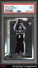 2025-26 Topps #202 Dylan Harper RC Rookie PSA 9 MINT SPURS