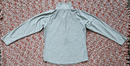 EUC New Balance Women's Lightweight Stretch Half-Zip Pullover in Gray; Large - Picture 2 of 7