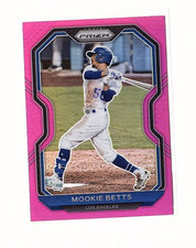 Mookie Betts 2021 Panini Prizm Tier III Pink Prizm #244