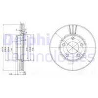 Delphi 2X Bremsscheibe Vorne Ø278 Mm BelüFtet FüR Mazda 3 Bk 1.6 1.4 Bl 2.0 Mzr