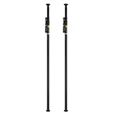 Flashpoint Deluxe Telepole Support System, Black, Pair