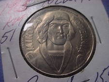 Poland 10 Zlotych Copernicus 1965 MW Scarce Date BU #98754