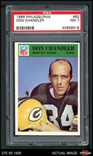 1966 Philadelphia #82 Don Chandler Packers Florida PSA 7 - NM