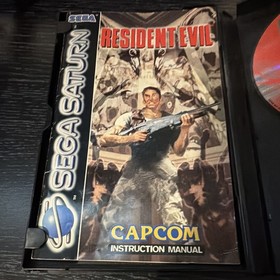 Capcom Resident Evil PAL Sega Saturn  complete with manual