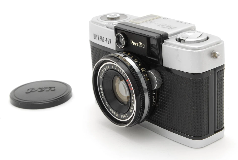 [Excelente COMO NUEVO con capucha, estuche] OLYMPUS PEN D3 35 mm cámara fotográfica de medio marco de JAPÓN Foto 4 de 4