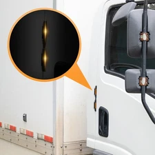 2Pcs Car Van Door Edge Guard Strip Scratch Protector Anti-collision  Reflectors