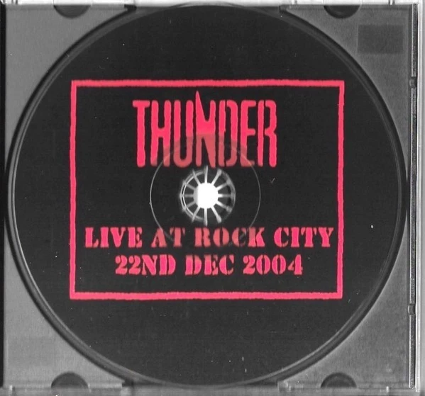 (42) Thunder– 'Live At Rock City'- V.Rare Ltd Ed UK CD 2005-Gig Only Release-New - Image 3 of 3