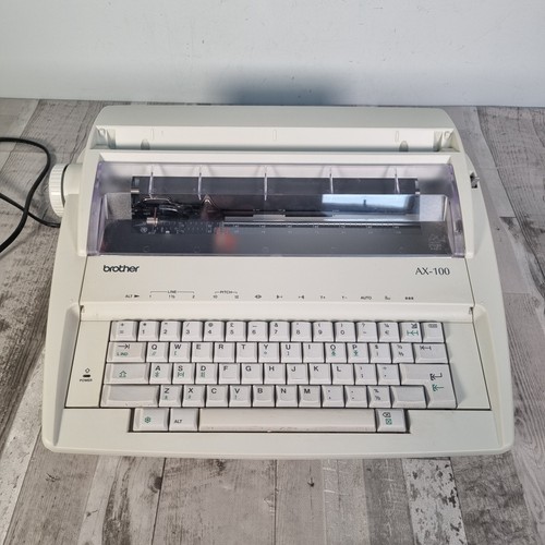 BRUDER AX-100 ELEKTRISCHE SCHREIBMASCHINE PAPIERSPANNUNGSPROBLEM - TEILE/FUNKTIONIERT NICHT