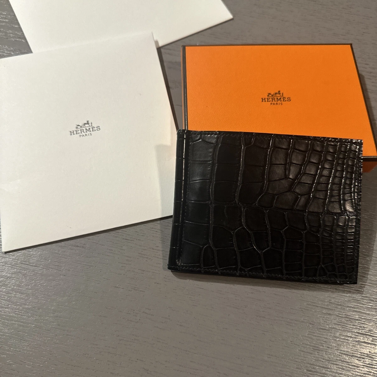 Hermes poker compact wallet Clearance