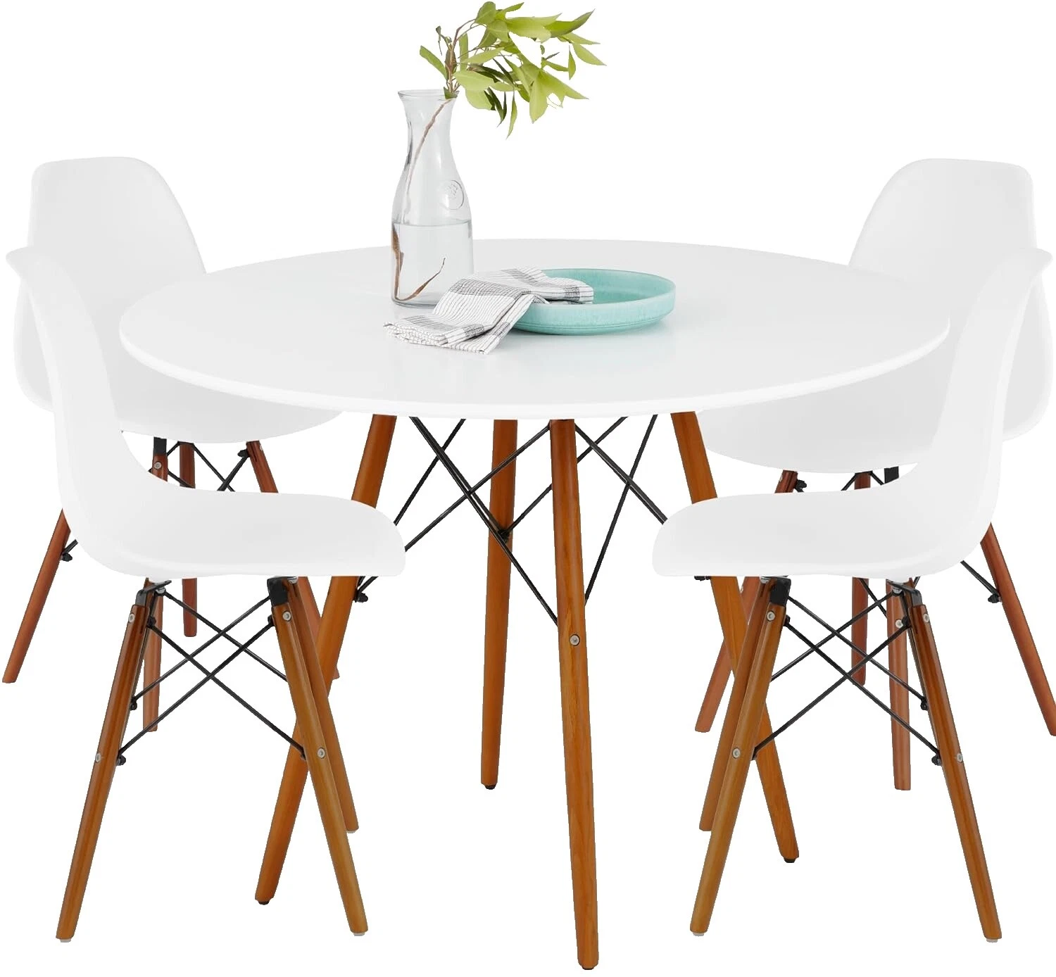 Wicker White Dining Furniture Sets