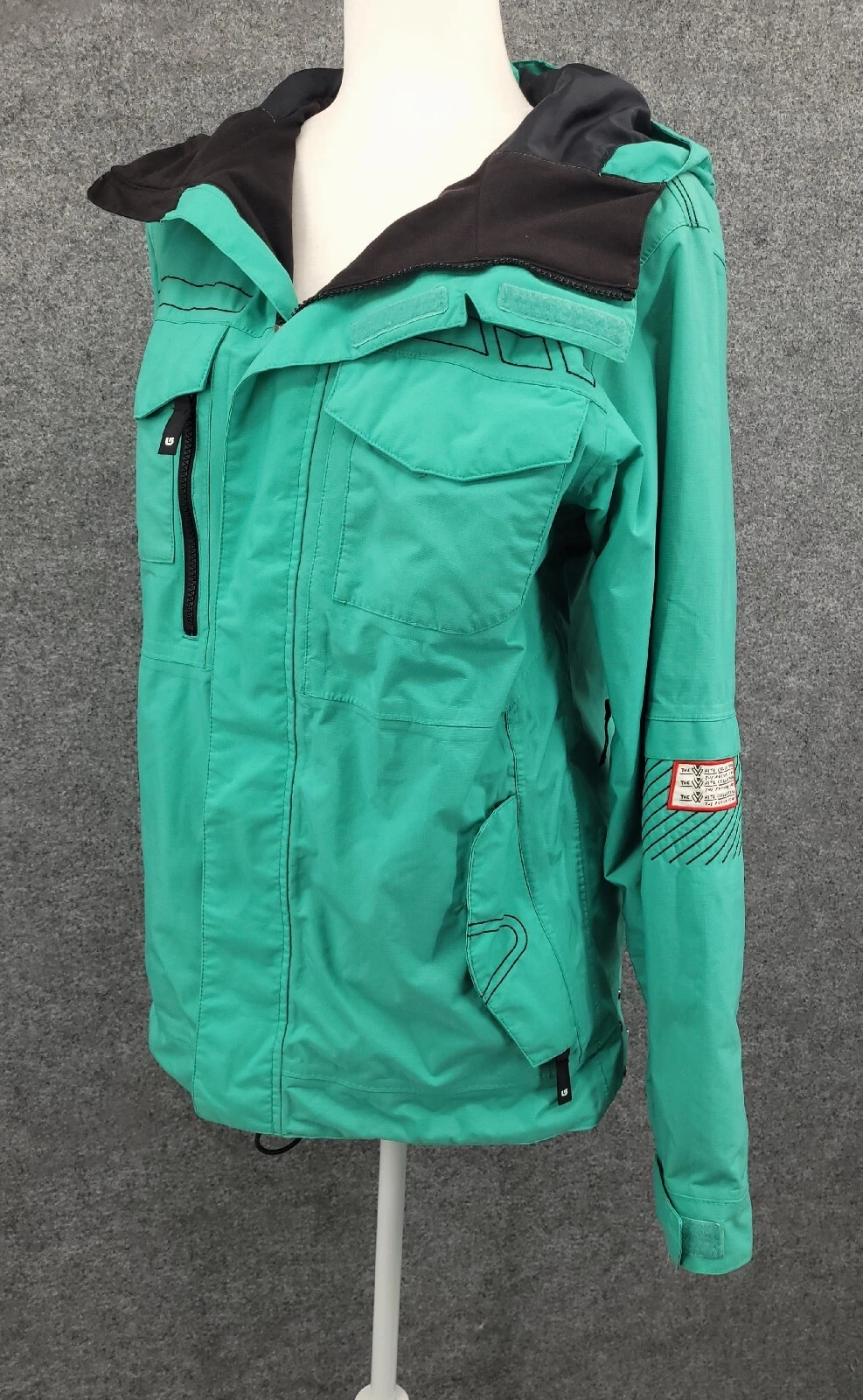 burton the white collection dryride vented jacket
