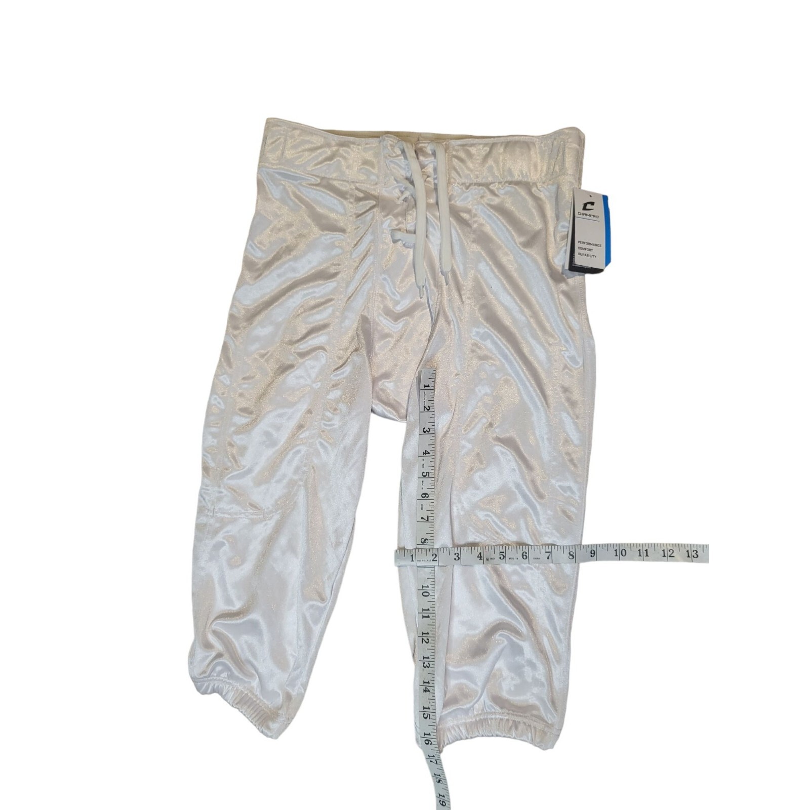 NWT Champro Stretch Dazzle White Sz L Football Pants Men 752044155320