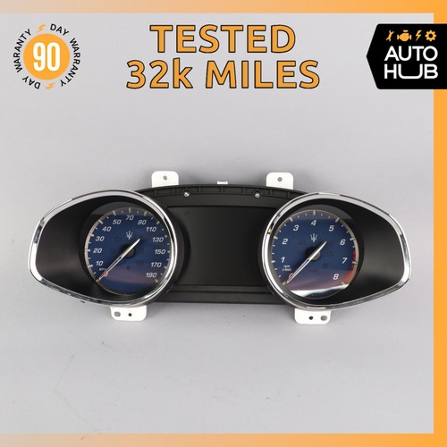 2015 Maserati Quattroporte SQ4 M156 3.0L Instrument Cluster Speedometer OEM 32k