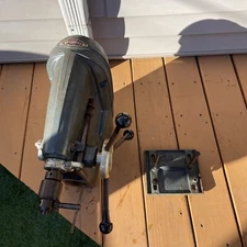 Vintage Craftsman Floor KING SEELEY Drill Press Head Part Only Working Great.