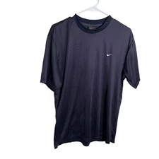 Nike Shirt Men's Medium Vintage Blue Short Sleeve Athletic T-Shirt Active Top
