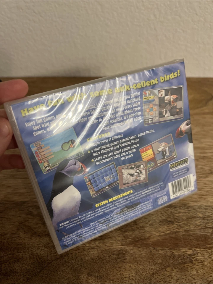 Puffin Pursuits Video Game Pc Cd-ROM E-Everyone (Factory Sealed) - Image 3 of 4