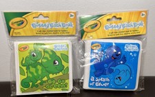 Crayola Bubbly Bath Book Lot of 2 NEW