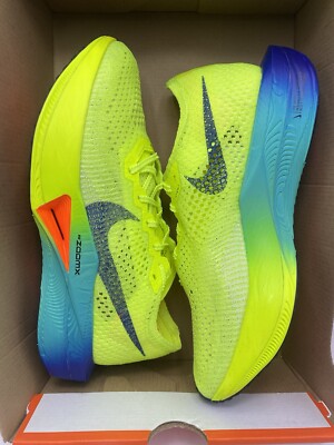 Nike W ZoomX Vaporfly Next% 3 Volt Black Green Shoes (DV4130 700
