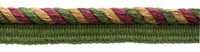 Twisted Kordelband Mit Lippe F14 Fall Forest Green (Von 1 Yard)