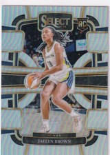 2024 Select WNBA Jaelyn Brown RC Silver Prizm Concourse #4 Wings PWE