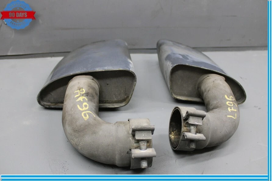 11-17 Volkswagen VW Touareg Rear Left & Right Side Muffler Tail Pipe Exhaust Oem - Image 4 of 4