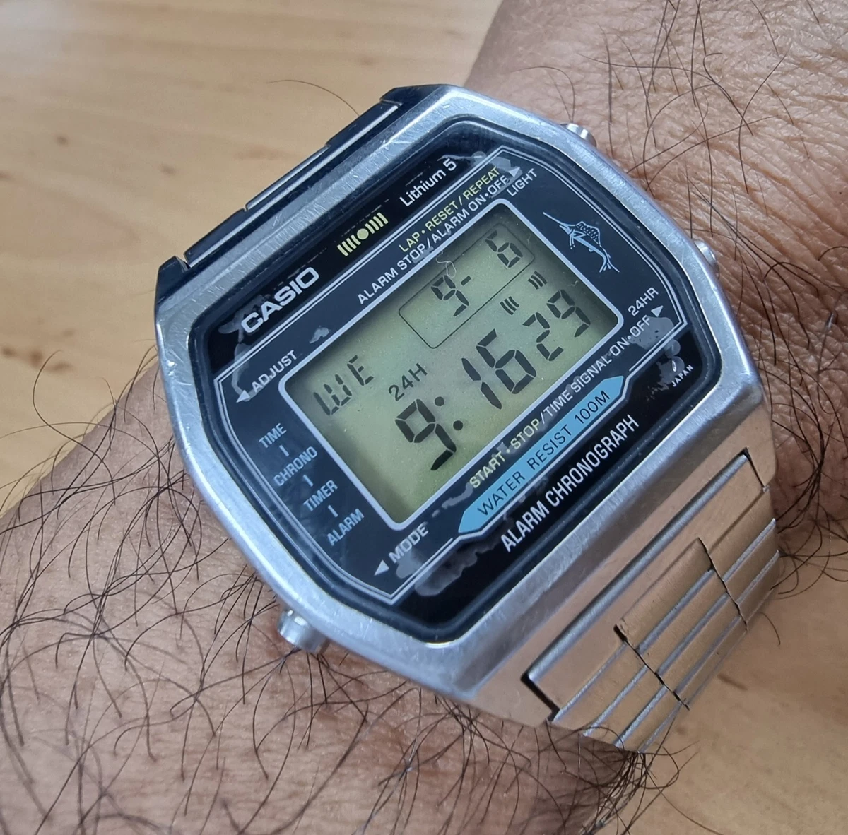 Very Rare 1980 Vintage CASIO H101 (106) MARLIN Japan Watch