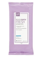 Medline Ready Bath Fresh Bathing Cloths One Color One Size Fragrance Free