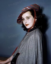 Hermoso retrato a color estampado de 8x10 Hedy Lamarr #HLAK