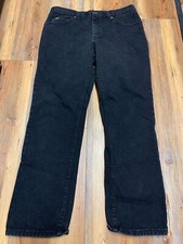 Vintage Lee MR Regular black USA made Jeans Men's Size 38 x 30.5