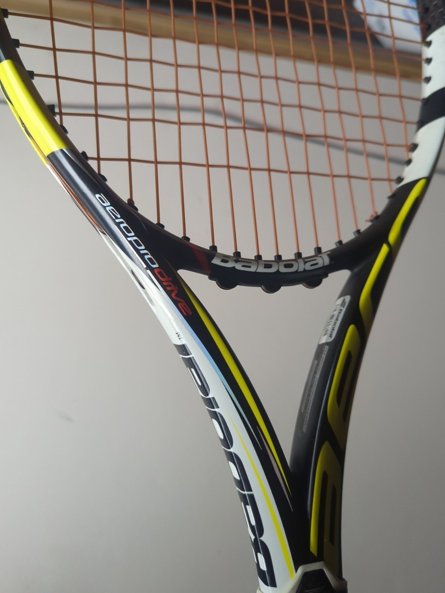 Babolat 2014 Aeropro drive 100 Head 4 1/8 grip 10.6oz 7/10