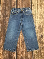 Ecko Unlimited Toddler Denim Jeans Adjustable Waist Med Wash Size 3T 18x15"