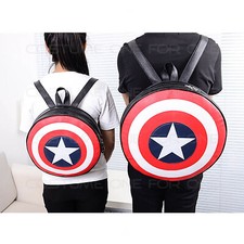 Marvel Avengers Captain America Shield Backpack Bag Shoulder Bag