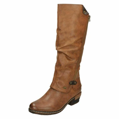 rieker tan ladies boots