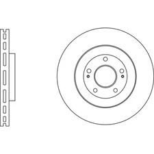 Apec Blue Brake Disc - Front SDK6701 - Fits selected Hyundai and Kia vehicles