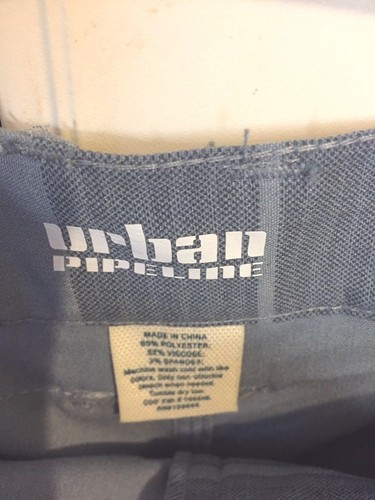 Pantalones Cortos Urban Pipeline a Rayas Azules Golpes en la Rodilla Talla 40, Nuevos con Etiquetas - Imagen 6 de 7