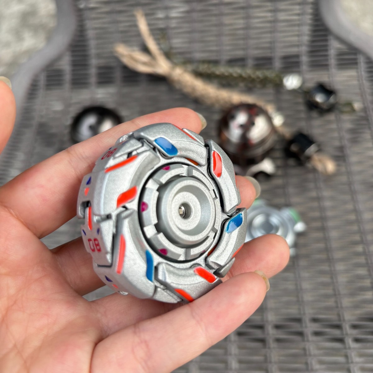 EDC Fidget Grumpy 08 Fidget Spinner Pillbug Metal EDC Beetle