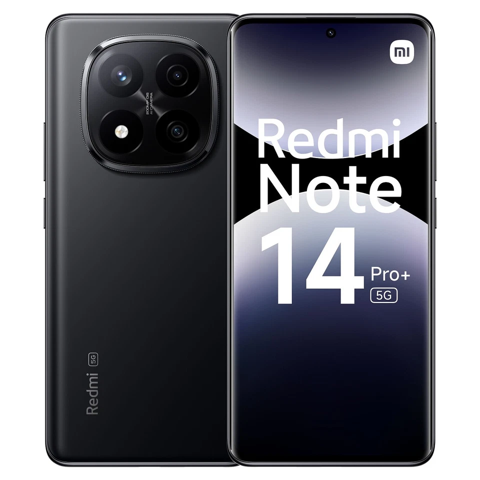 Xiaomi Redmi Note 14 PRO+ Plus 5G 256GB 8GB RAM Dual Sim Black Garanzia Europa - Immagine 4 di 4