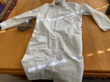 Red Kap Unisex White Lab Coat Long XS With Goggles