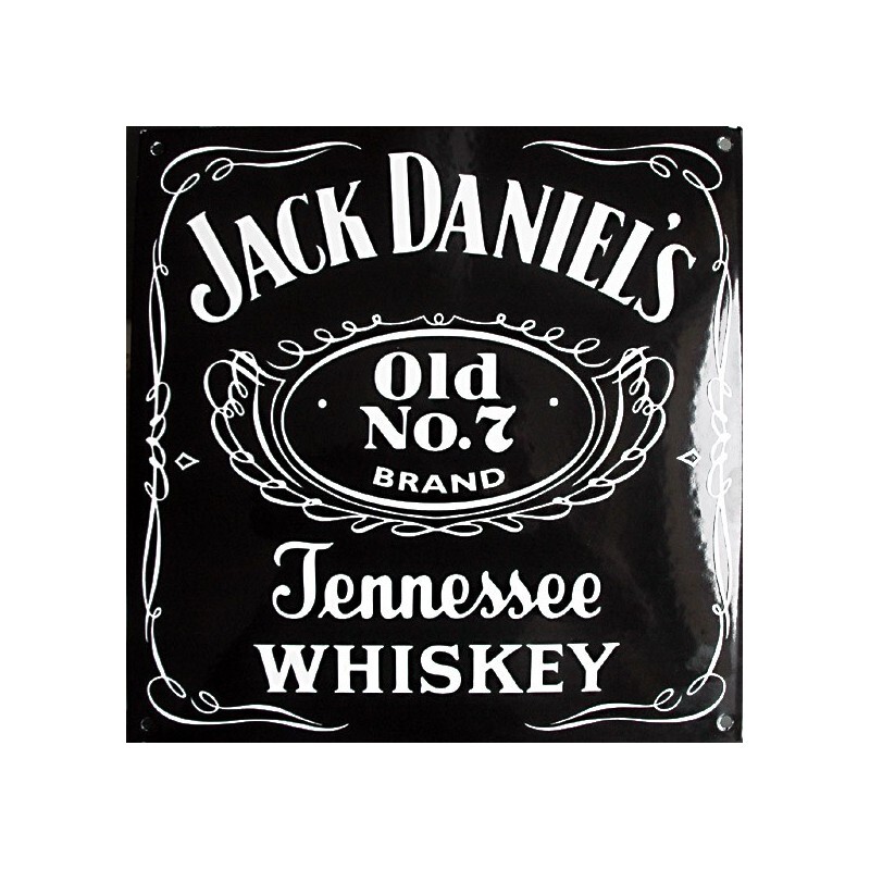 Plaque émaillée Jack Daniel's idée cadeau idéale pour amateur de déco américaine
