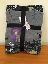 NWT Disney store Jack Skellington pajama SET Adult Men L Halloween