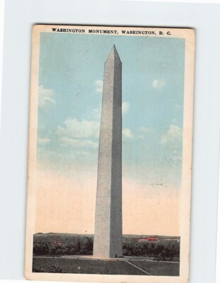Postcard Washington Monument Washington DC USA