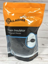 Gallagher S Strain Insulator Black G677024 Permanent Electric Fence NEW