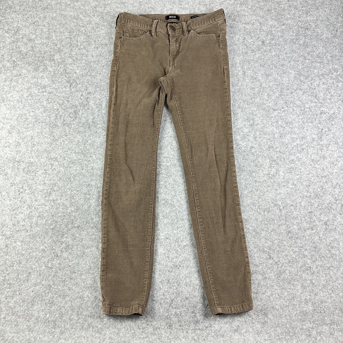 cigarette pants urban outfitters BDG UO Urban Outfitters Corduroy Pants Womens 27 Brown Mid Rise Cigarette  Ankle*