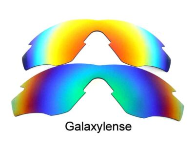 Galaxy Replacement Lenses For Oakley M2 Frame Green&Red Polarized 2 Pairs