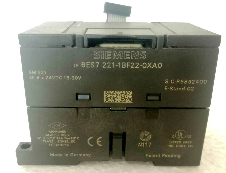 SIEMENS 6ES7221-1BF22-0XA0 SIMATIC S7-200, Ingresso digitale EM 221 DI 8 x 24VDC - Immagine 2 di 4