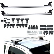 48 Inch Universal Car Top Roof Cross Bar Luggage Cargo Rack with 3 Kinds Clam...